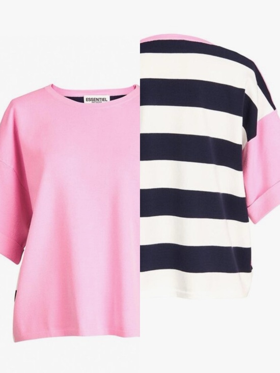 Essentiel Antwerp Tops - ESSENTIAL ANTWERP | Fairytale Zrad Contrast Pullover | S